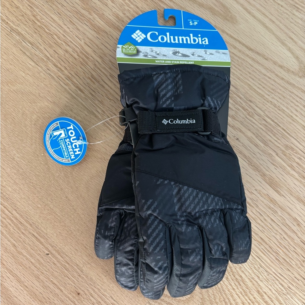 NWT COLUMBIA Core Printed Gloves 🧤-size small and medium- waterproof - Picture 2 of 8